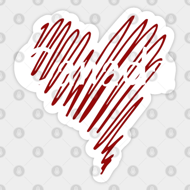 I love Canada, Canada heart Sticker by eka123